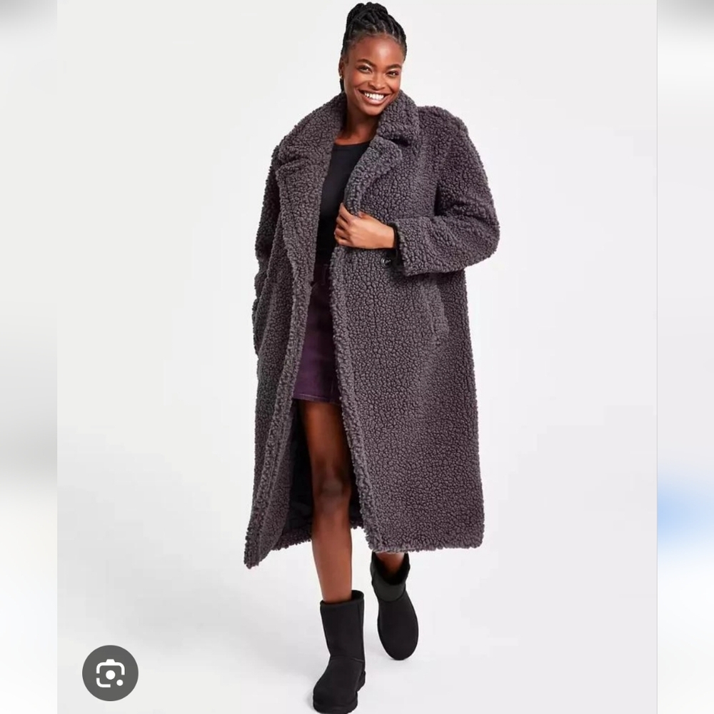 UGG Gertrude Teddy Sherpa Coat Size Small